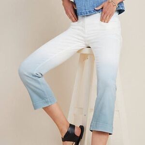 Pilcro Ultra High-Rise Dip-Dyed Slim Jeans Size 27